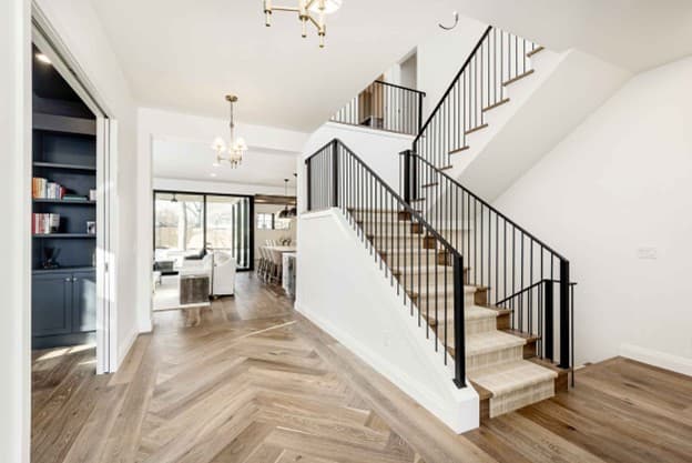 Custom staircase by TH Builds